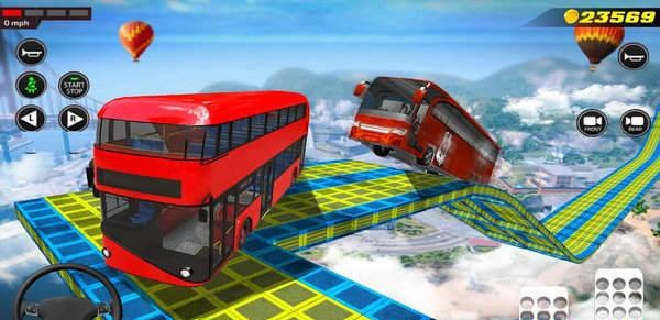 天空轨道巴士驾驶模拟3D