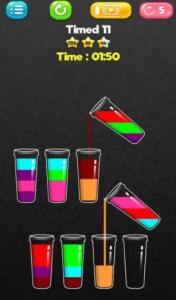 果汁液体分类拼图游戏